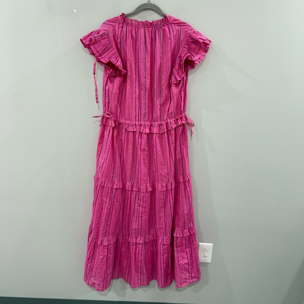 Victoria Dunn Pink and Purple Maxi Dress - Picture 6 of 7